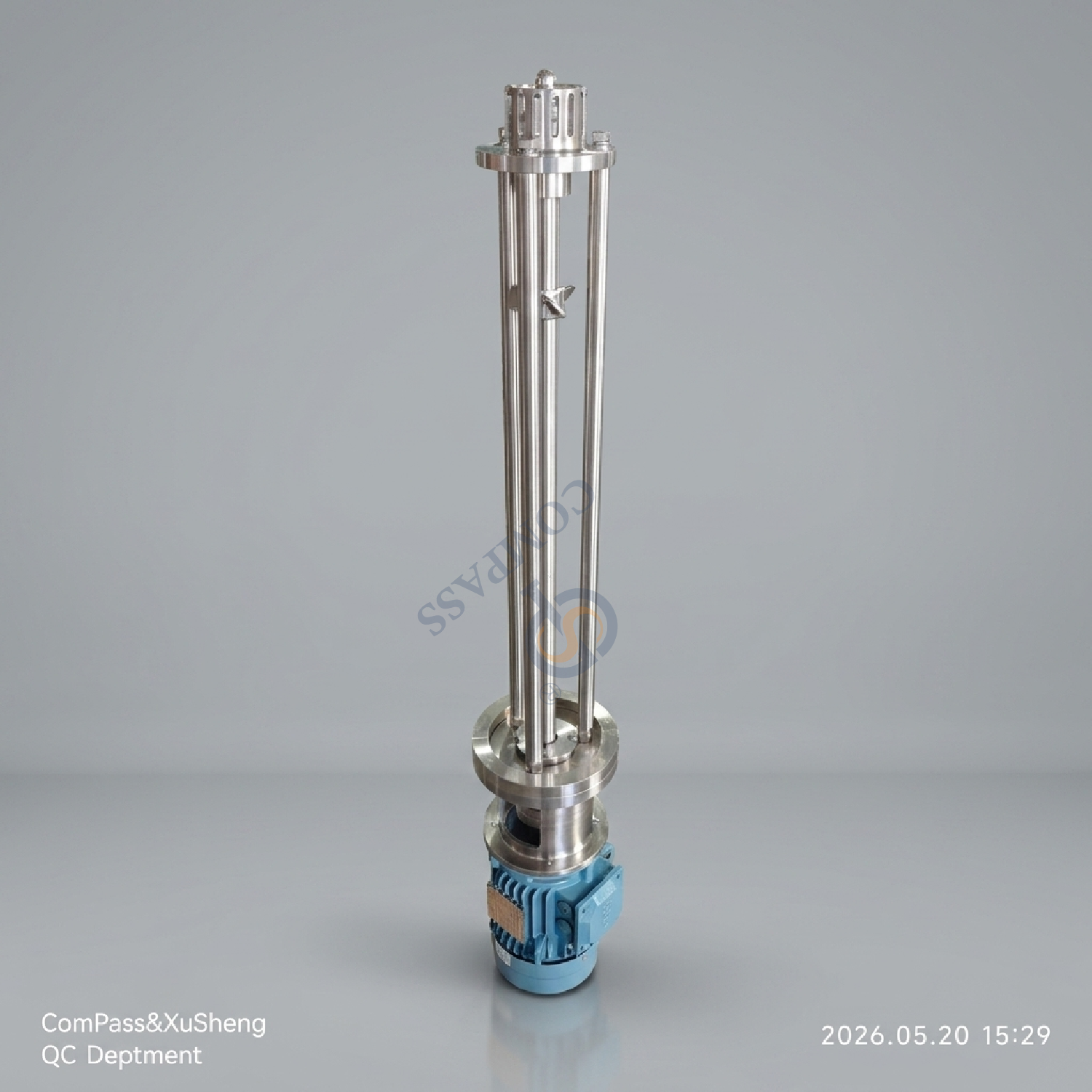 SS316L 2.2KW Intermittent High Shear Dispersing Emulsifier for Mixing Pigments