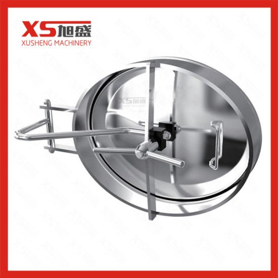 Mirror Polished Pressure Circular Manhole Cover with Sight Glass