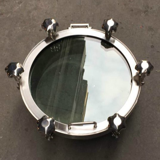 D400 Stainless Stainless Man Hole Tank Covers with Sight Glass