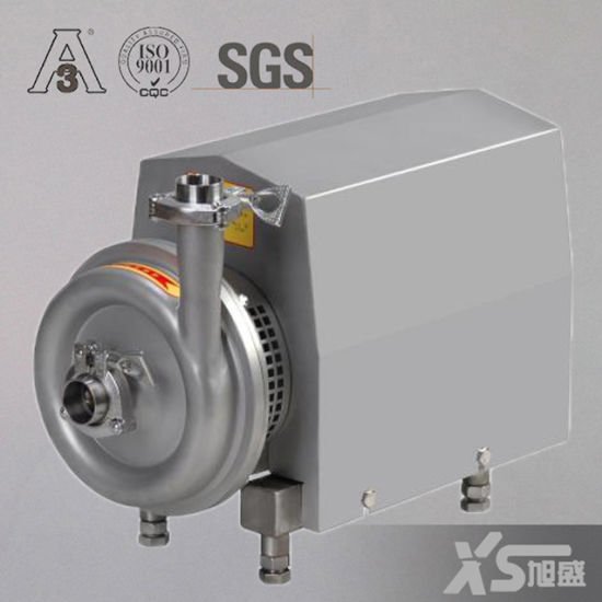 Stainless Steel Ss304 Sanitary Milk Centrifugal Pump with Open Impeller