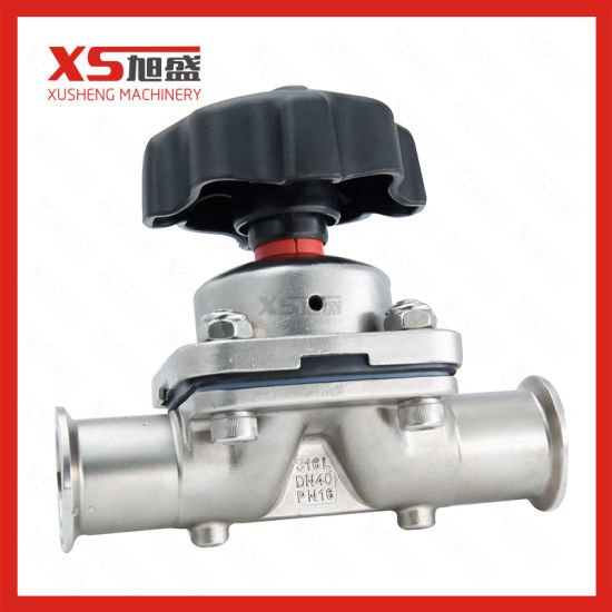 SS316L Stainless Steel Hygienic Manual Diaphragm Valves