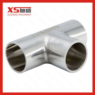 Stainless Steel SS304 Sanitary Butt-Weld Equal Tee