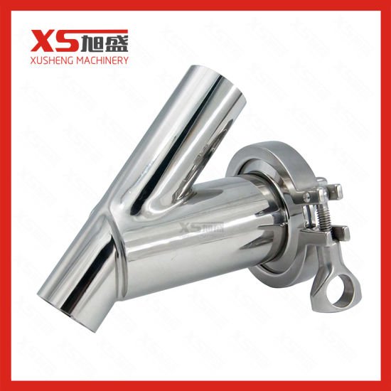Dn40 Stainless Steel Ss316L Y Modle Clamp Sanitary Filter Strainer