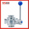 Stainless Steel SS316L Food Grade Encapsulated Ball Valve with Tc Tri Clamping Ends