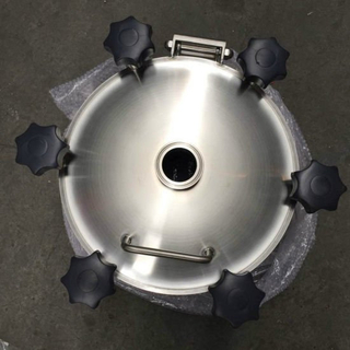 Stainless Steel Sanitary Yaa Circular Pressure Manhole with Welding Ferrule