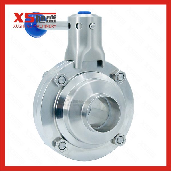 25.4mm Stainless Steel Ss304 Sanitary SMS Butterfly Valves