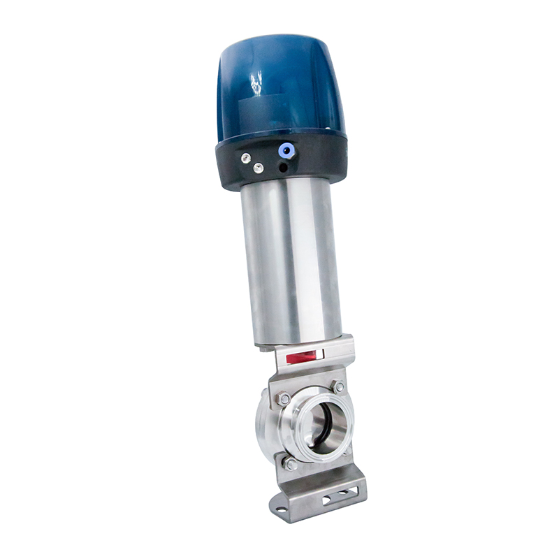 Stainless Steel Sanitary C-Top Clamp Butterfly Valves