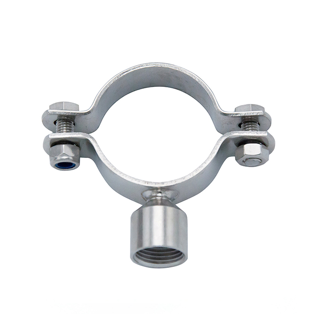 TH5 Sanitary Stainless Steel Fitting Round Pipe Holder