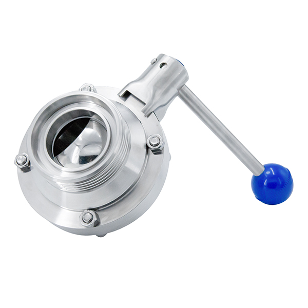 Sanitary Stainless Steel 304 Industrial Control Valve Price Butterfly Type Ball Valve for Beer Beverage and Dairy