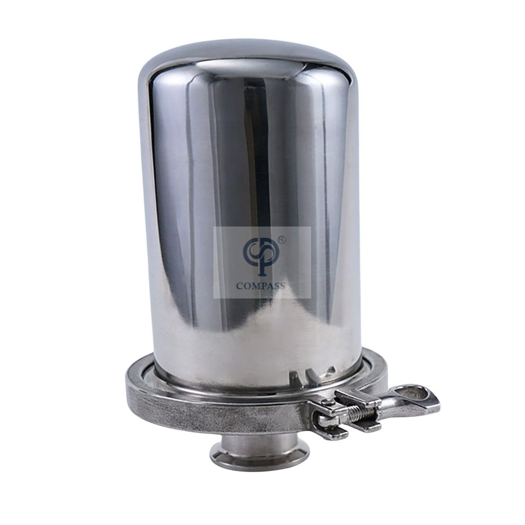 Stainless Steel Sanitary SS304 SS316L Air Breather Respirator Valves with PTFE Insert 