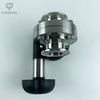SS304L FOOD GRADE SMS MANUAL SANITARY CLAMPED MICRO ADJUSTMENT BUFFERFLY VALVE