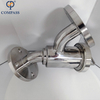 Element Filter 80Mesh Mirror Polished SS304 DN40 PN16 Flanged Y Elbow Filters