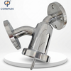 Element Filter 80Mesh Mirror Polished SS304 DN40 PN16 Flanged Y Elbow Filters
