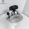 Sanitary Stainless Steel Control Valve 1.5inch SS316L SMS Manual Clamp Tank Bottom Diaphragm Valve with EPDM and PTFE Diaphragm