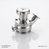 New Arrival 25.4MM Hygienic Food Grade AISI316L SMS Sanitation 1'' Manual Aseptic Tri-Clamp Flush Tank Bottom Valve with Steam Port
