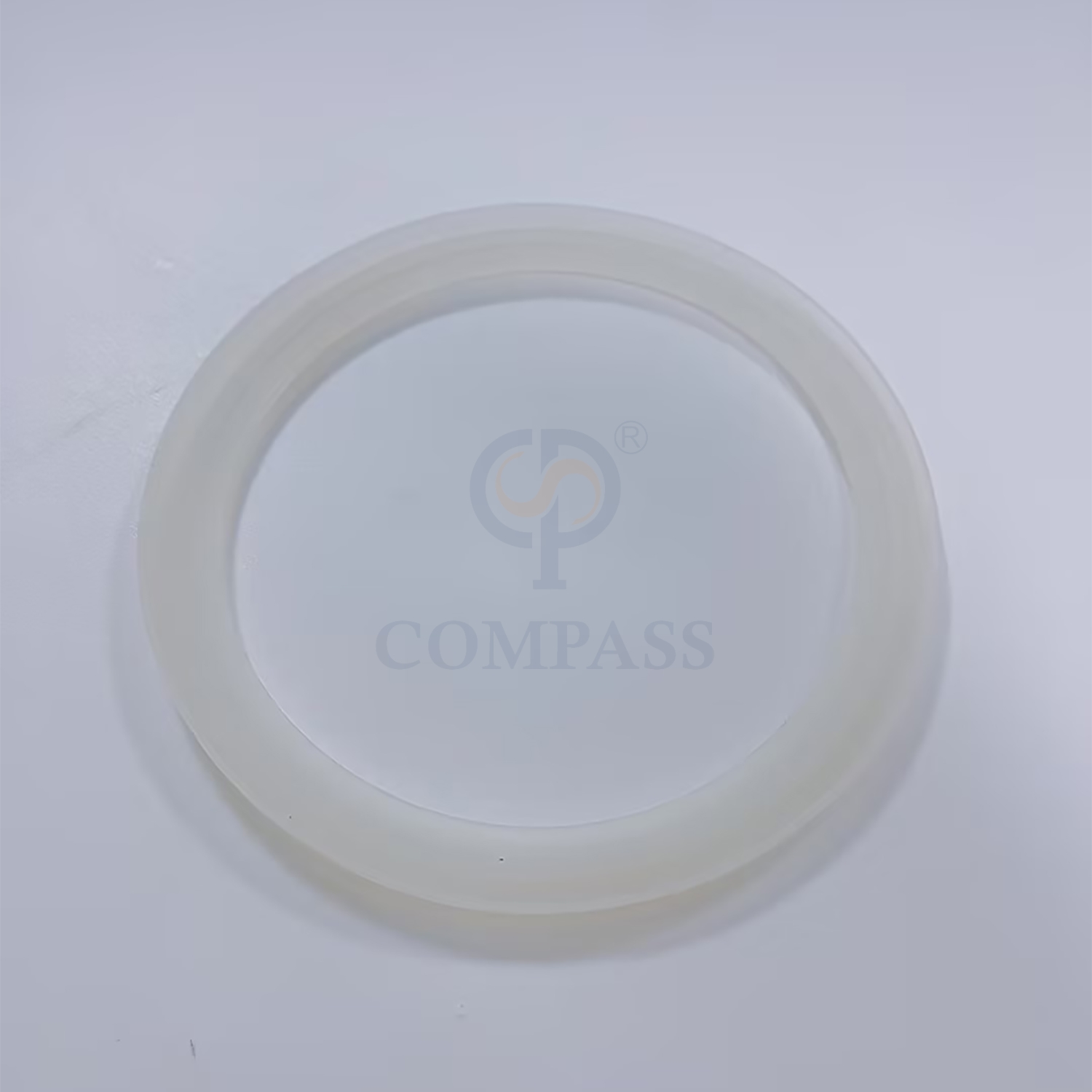 Hot Sale Universal 2Inch TC 64MM Sanitary Hygiene Food Grade SMS Aseptic Tri Clamp Transparent Silicone Gasket with Flange Lid
