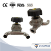 1/2Inch 12.7MM High Quality Sanitary Hygienic Stainless Steel SS316L SMS Clamp U-Type Diaphragm Vavle 