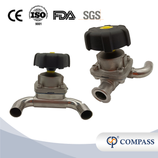 1/2Inch 12.7MM High Quality Sanitary Hygienic Stainless Steel SS316L SMS Clamp U-Type Diaphragm Vavle 