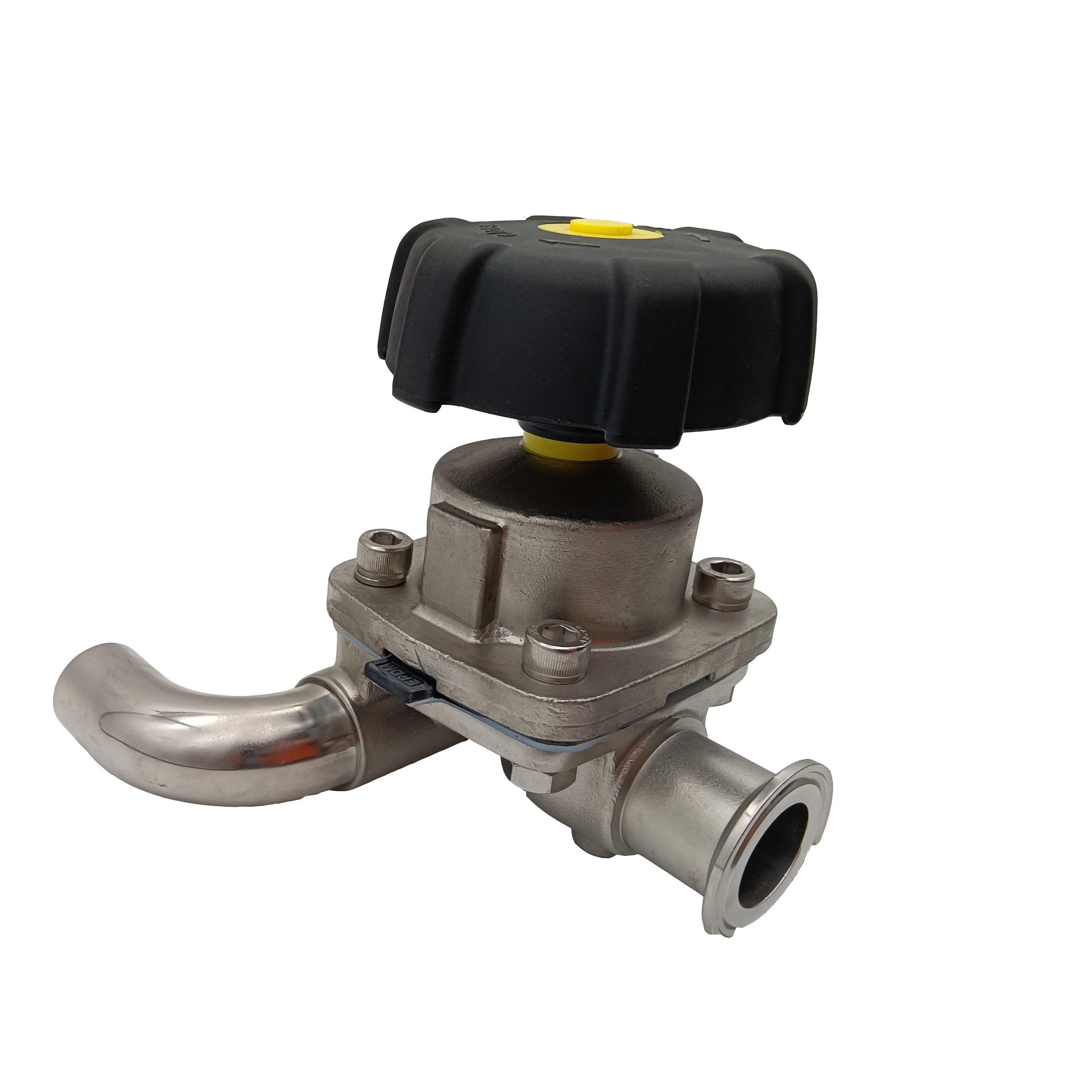 1/2Inch 12.7MM High Quality Sanitary Hygienic Stainless Steel SS316L SMS Clamp U-Type Diaphragm Vavle 