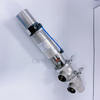 50.8MM Sanitary Stainless Steel 316L 21 Model LL Type Pneumatic Three-Way Weld Diverter Valve with Intelligent Valve Positioner