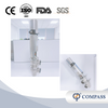 50.8MM Sanitary Stainless Steel 316L 21 Model LL Type Pneumatic Three-Way Weld Diverter Valve with Intelligent Valve Positioner
