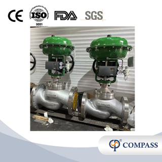DN25-DN400 I SS304 Stainless Steel Industrial Grade Steam Pneumatic Modulating Valves with Positioner