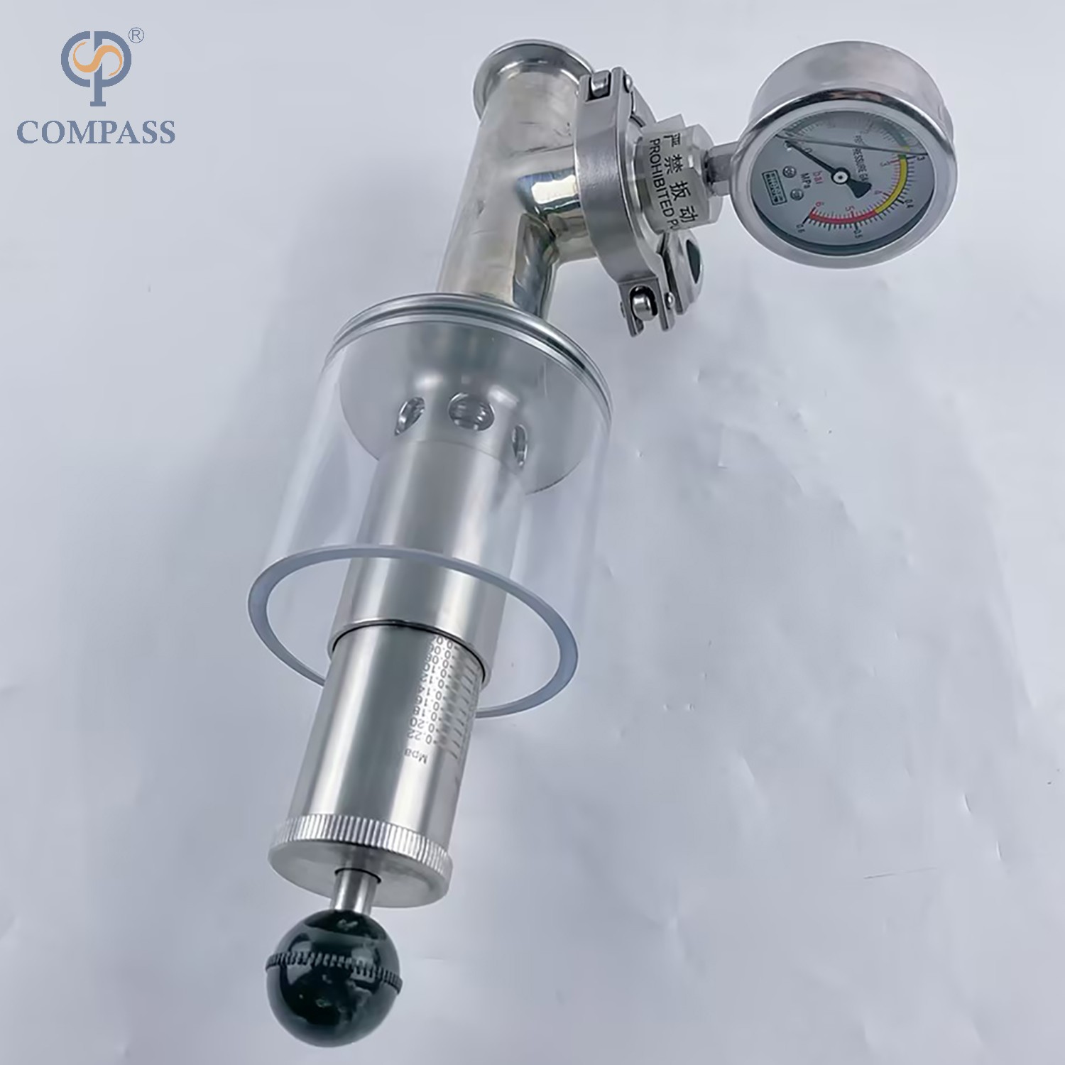 38.1MM TC50.5MM Aseptic Sterilize Vertical Model Clamp SS316L Exhaust Valves