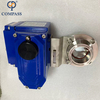 3Inch TC91MM Tri Clamping End SS304 Butterfly Valves with Electric Head