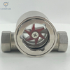DN15 SANITARY STAINLESS STEEL ECCENTRIC IMPELLER SIGHT GLASS