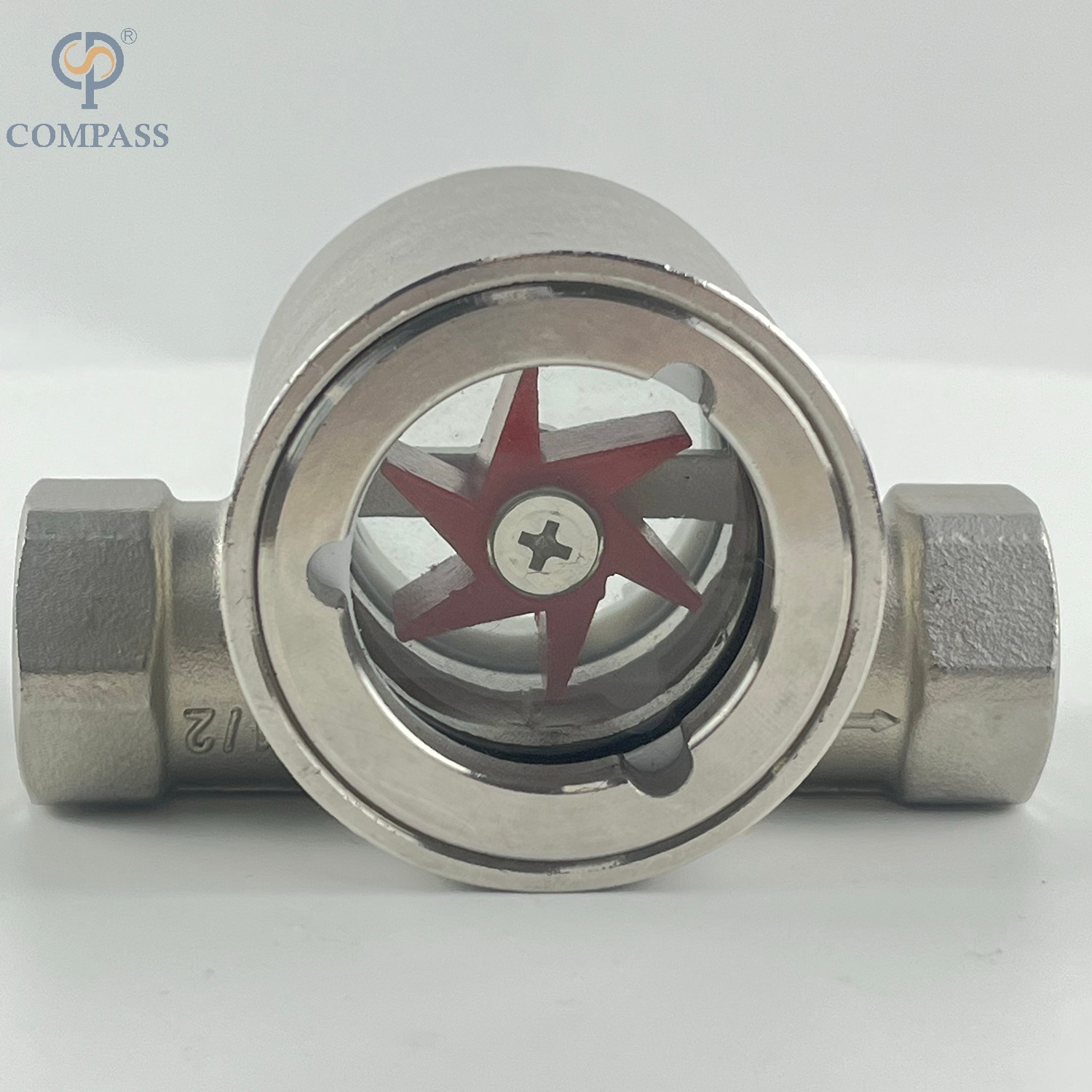 DN15 SANITARY STAINLESS STEEL ECCENTRIC IMPELLER SIGHT GLASS