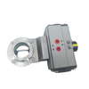 1/2inch 12.7mm Sanitary Hygienic Stainless Steel Food Grade SS304 Pneumatic Clamp Butterfly Valve with Pneumatic Actuator 