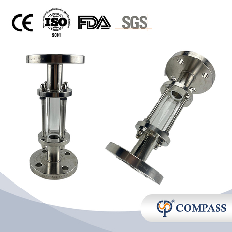SANITARY STAINLESS STEEL GLASS TUBE SIGHT GLASS