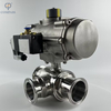 2"-50.8MM STAINLESS STEEL ACTUATOR TYPE T CLAMP BALL VALVE