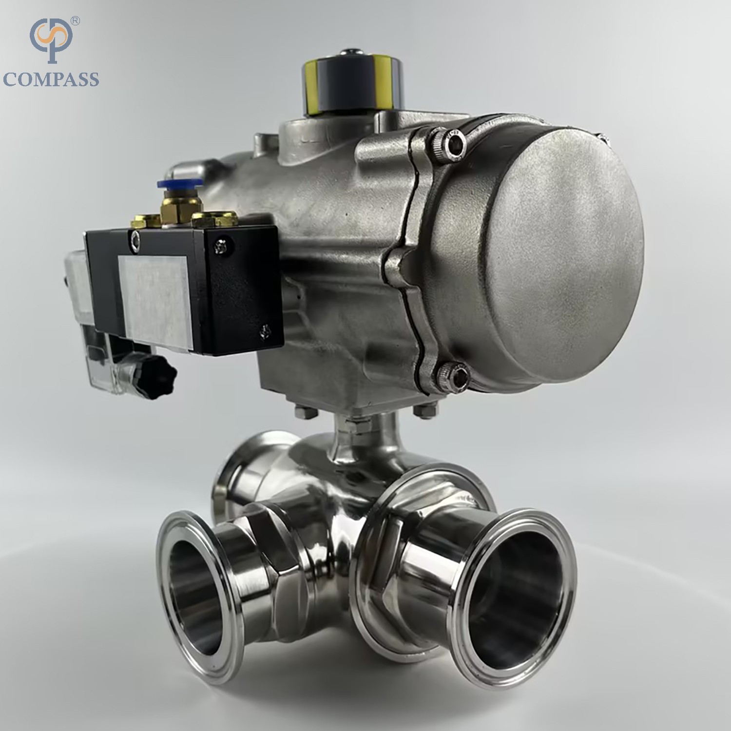 2"-50.8MM STAINLESS STEEL ACTUATOR TYPE T CLAMP BALL VALVE