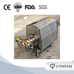 SS304 3KW 380V 3Phase 50HZ Sanitary Grade High Quality 1750RPM Tri Clamping Flexible Impeller Pumps with Single Mechanical Seal