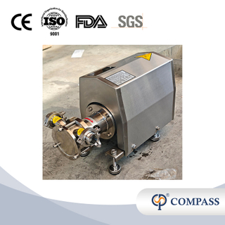 SS304 3KW 380V 3Phase 50HZ Sanitary Grade High Quality 1750RPM Tri Clamping Flexible Impeller Pumps with Single Mechanical Seal