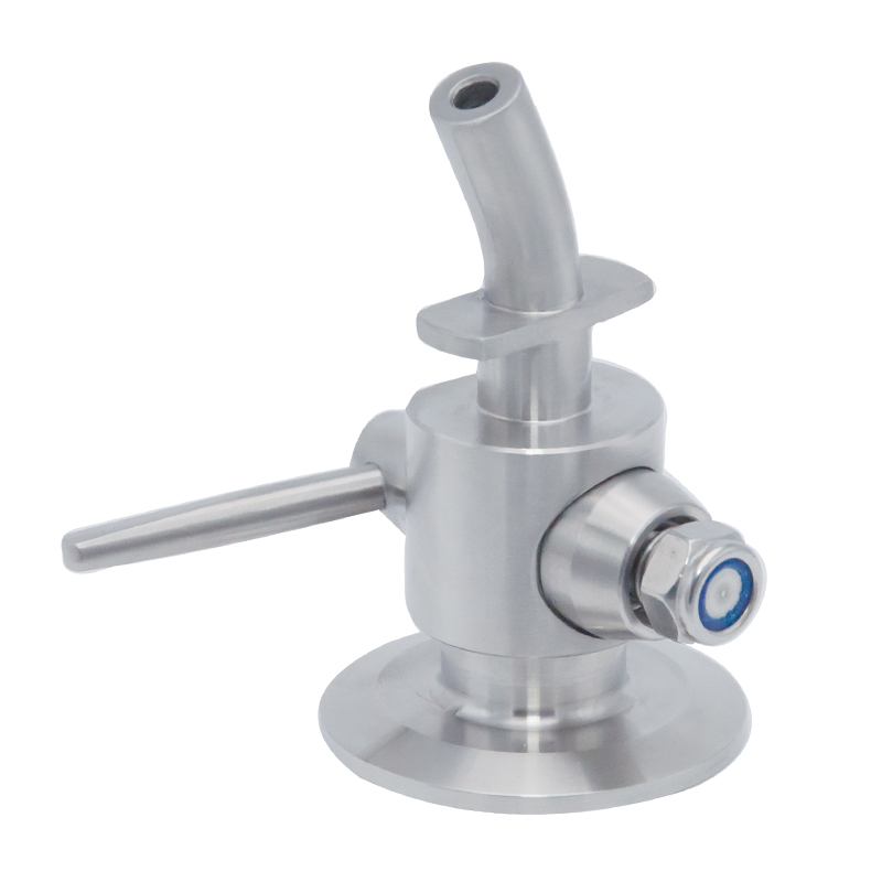 1/2" 12.7mm Manually TC Beer SS304 SS316L Sampling Valves for Beverage Industry