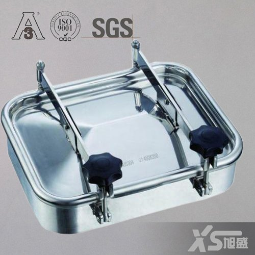 Sanitary Grade Stainless Steel Rectangular Hatches