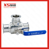 Stainless Steel Sanitary Tc 3-Way Ball Valve