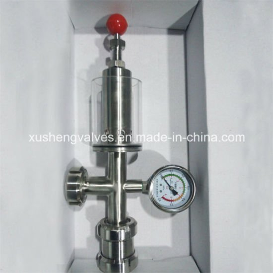 Dn25 Sanitary Pressure Relief Valves with Union Type Check Valve