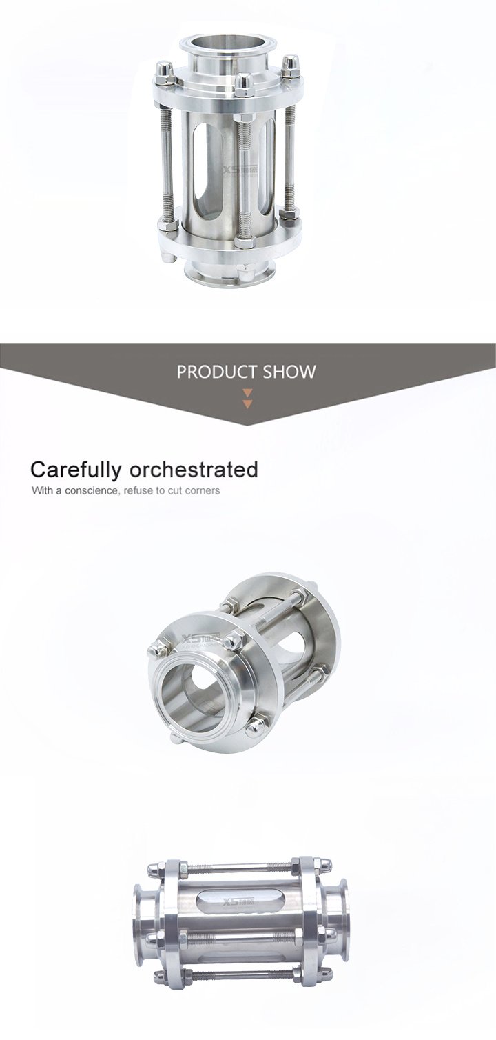 Sanitary Stainless Steel Clamping Sight Glass with Protective Cover