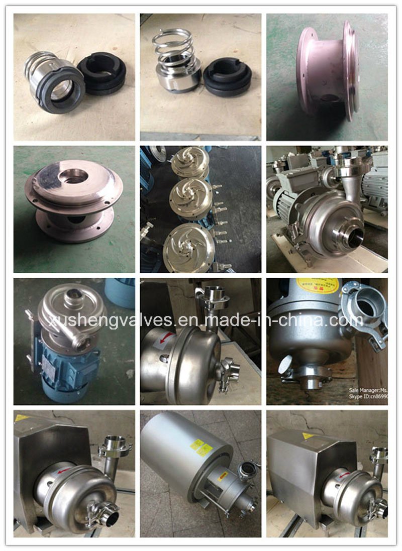 Stainless Steel Sanitation Round Cover Centrifugal Pump