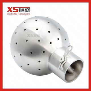 Stainless Steel Hygienic Pin Ends Static Spray Nozzle for Brewery Equipment