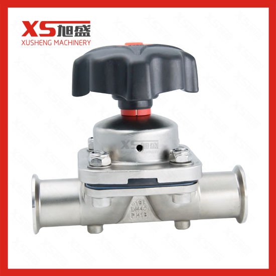 High Purity Manual Three Ways Diaphragm Valves with PTFE + EPDM