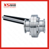 25.4mm Stainless Steel ss304Hygienic Sanitary 3A Clamped Butterfly Valve