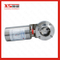 Stainless Steel Sanitary Hygienic Weld-Weld Pneumatic Butterfly Valves