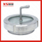 Stainless Steel Sanitary Union Type Sight Glass with Brush