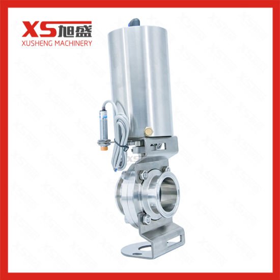 Stainless Steel Sanitary Air Actuated Butterfly Valves