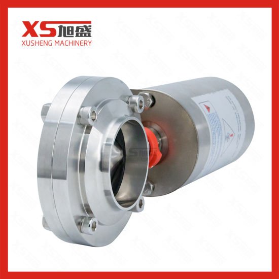 4inch 101.6mm Stainless Steel SS316L Sanitary Pneumatic Actuator Weld Butterfly Valves
