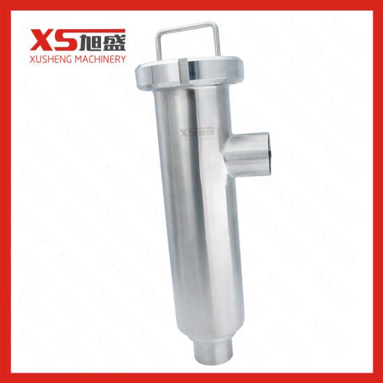 Stainless Steel 304 316L Sanitary Welding 90 Angle Type Strainer